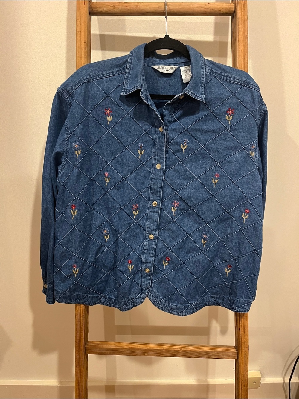 Victoria Jones Vintage Embroidered Shirt